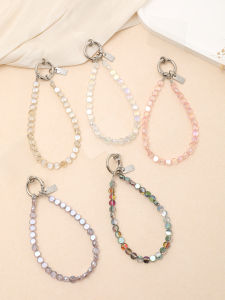 Hot Selling New High-end Crystal Bead Mobile Phone Pendant Light Luxury Versatile Phone Case Pendant Accessories
