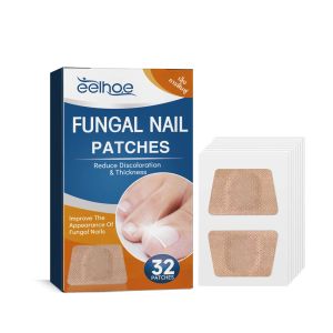 32 ชิ้น/กล่อง Universal Nail Ditch Repair Patch ขนาดกะทัดรัดเล็บสติกเกอร์คุด Toenail Correction สติกเกอร์ Foot Care