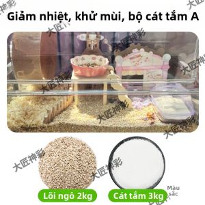 GUOXIANGQIAN | Bột Rút Hơi Làm Mát Cho Thú Cưng