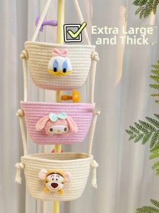 TENGXUAN | Cute Cartoon Cotton Rope Storage Basket
