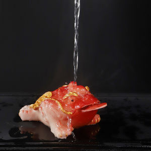 Fortune Golden Toad Color Changing Teaware Ornament