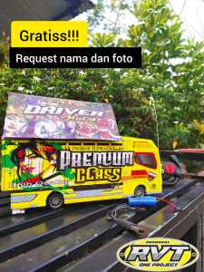 READY MAINAN MINIATUR TRUK REMOTE CONTROL FULL LAMPU TERPAL GRATIS REQUEST NAMA DAN FOTO