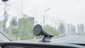 TOPK | TOPK Magnetic Car Phone Holder Mount For Magsafe IPhone15 Pro Max Single-Hand Operation Metal Hook Magnetic Phone Holder for Car