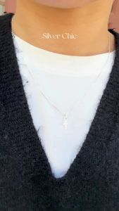 Dây chuyền bạc Thánh Giá Mini SILVER CHIC bạc 925