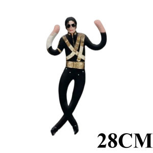 Bandai | Michael Jackson Cosplay Chống Đỡ Búp Bê Nhồi Bông Hình Để Trang Trí Phòng Trừu Tượng Khớp Di Động Anime Phụ Kiện Quà Tặng