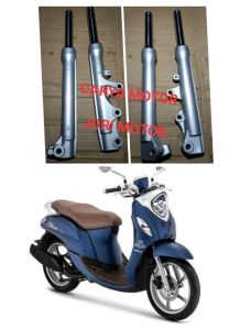 promo jual shok shockbreaker depan set AS tabung bottom Yamaha Fino fi 125 grande bluecore asli original copotan bawaan motor terlaris