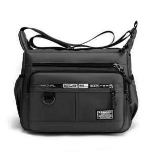 [READY STOCK/FAST SHIPPING] Large Capacity Mens Shoulder Bag Waterproof Wear-resistant Backpack Multi-pocket Business Bag Business Casual Mens Messenger Bag