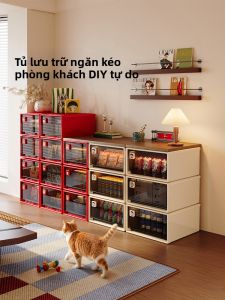 MEISD | Large Capacity Multi-level Compartmentalized Drawer Storage Box