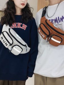 Túi Đeo Vai Đơn Thời Trang 2022 Túi Đeo Chéo Phản Quang Khóa Kéo Túi Đeo Ngực Thời Trang Túi Đeo Vai Cặp Đôi Túi Đeo Chéo Phong Cách Đường Phố