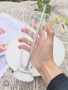 Ống hút inox Chubyy Chef loại ống hút thẳng ống hút cong cọ rửa ống hút