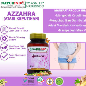 AZZAHRA OBAT HERBAL TELAT HAID MENGURANGI LENDIR BERLEBIH PADA MISS V KEPUTIHAN