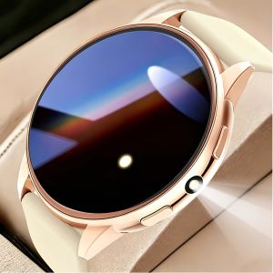 Đồng Hồ Thông Minh Thời Trang Mặt Tròn Mẫu 2026 Màn Hình HD Cảm Ứng Toàn Phần Gọi Điện Không Dây Nhiều Chế Độ Thể Thao Điều Khiển Nhạc Dành Cho Người Lớn Nam Nữ.