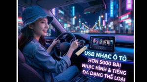 USB nghe nhạc trên ô tô có sẵn Hơn 2000 bài chất lượng cao đầy đủ các thể loại hình và tiếng