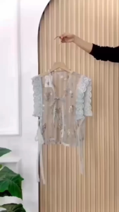 TERBARU KAYLA DRESS Pesta Tille Mix Brukat Full Puring Aplikasi Payet Mutiara Mewah Gamis Kondangan
