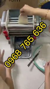 Máy cán bột cắt sợi đa năng - Máy làm bánh canh máy cắt sợi mì tươi