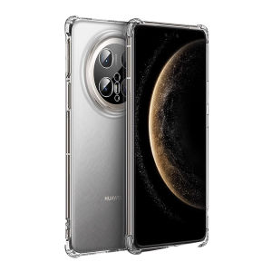 Advanced Simple Transparent Silicone Protective Case for Huawei Mate70 Mate60 pro Full Cover Anti-Fall Shockproof Shell