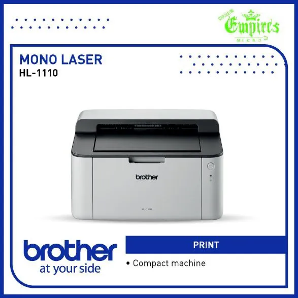 Brother HL-1110 Mono Laser Printer | Compact | USB Connectivity