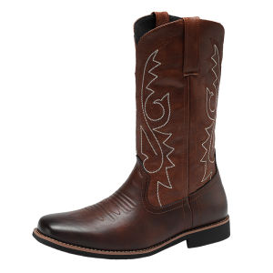 NUDANLAI | Pointed Toe Waterproof Vintage Large Size Martin Boots