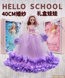 Princess Dolls 16 inches Gift for Girlswith Clothes and Accessories40 cm Wedding Dress