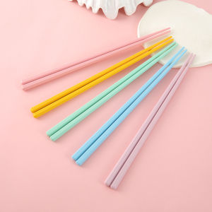 SET 5 ĐÔI ĐŨA ĂN KIỂU NHẬT mix nhiều màu MORANDI xinh xắn - đũa ăn dụng cụ gắp đũa kiểu Nhật - đũa sợi thủy tinh kháng khuẩn