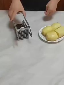 Manual Cutter French Fries Slicer Stainless Steel Potato Chips Maker Meat Chopper Dicer Cutting Machine Cooking Tool For Kitchen