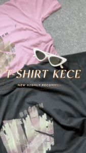 Kaos Wanita Dewasa T-Shirt Broken Heart Crop Tali Serut Cotton Combad - Atasan Wanita - Nyaman - Kaos Top