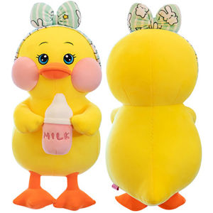 THÚ BÔNG VỊT VÀNG GẤU BÔNG VỊT BÌNH SỮA VẢI MINISO SIÊU MỊN CO GIÃN 4 CHIỀU CHỐNG NHĂN CAO CẤP CHO BÉ