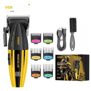 Máy Cắt Tóc Không Dây Chuyên Nghiệp VGR V-285 Lưỡi Dao Thép Không Gỉ 9000 Vòng/phút Máy Cắt Tóc Cho Nam Với Thời Lượng Sử Dụng 150 Phút