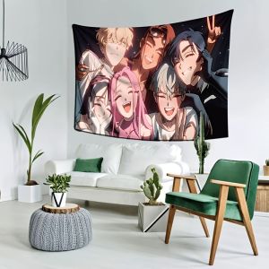 VIKAMA Han Man Heals anime Tapestry Wall Hanging Home Decor for Bedroom Living Room Dorm Manfan Anime Aesthetic