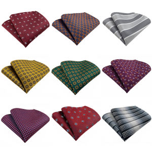 Mens Suit Pocket Towel 25CM Business Wedding Dress Accessories Square Scarf Fashion British European Hanky Handkerchief
