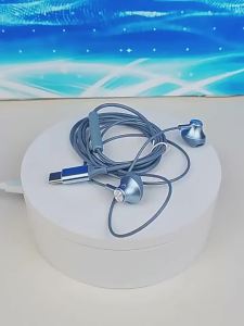 Heavy Bass Type C&3.5mm HIFI Stereo Wired Earphones In-ear Headphones with Mic Earbuds Noise Reduction Gamer Headset for Samsung