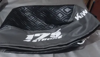 Version 2 Diagonal Embossed Design Kawasaki Barako Seatcover