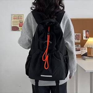 Tennis Bag Badminton Backpack Gym Sports Fitness Shoulder Bag Student School Drawstring Backpack