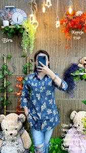BAJU WANITA TERBARU KEMEJA WANITA 9342 KEMEJA TRENDI KEKINIAN