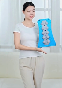 Back Massager Board Stretcher with 10 Magnetic Points Spine & Back Pain Relief Sakit Tulang Belakang Pengurut Lumbar Urut tulang belakang serviks  Alat urutan akupresur  Melegakan sakit belakang Comfortable back relaxer Portable back massager Acupressure