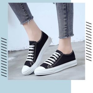 XWshop ต๊าชไม่ไหววว จึ้งจนใจเจ็บ รองเท้าผ้าใบสุดคูล ดีไซน์เรียบง่าย รองเท้าผ้าใบสุดสวย ใส่สบายเท้ามาก