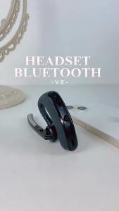 V8 Wireless Bluetooth Earphone With HD Mic Stereo Business Handsfree HD Call Headset Headphone