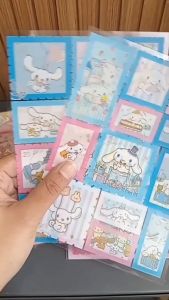 FANCY Cartoon Stamp Sticker BWZ-F Stiker Perangko Lucu Isi 2 Lembar