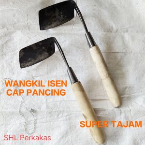 WANGKIL ISEN CAP PANCING CANGKUL MINI ISEN ASLI TAJAM - ALAT PERTANIAN PEMBERSIH RUMPUT