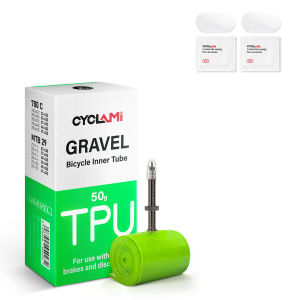CYCLAMI | Ruột Xe Đạp Siêu Nhẹ CYCLAMI TPU Dành Cho Xe Đạp Địa Hình 29 Inch Xe Đạp Đường Trường Xe Đạp Gravel Bánh Xe 700C Van Pháp FV 45mm Siêu Nhẹ Tùy Chọn 32C-47C