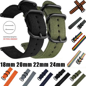 18mm 20 22mm 24mm Woven Nylon Watch Sport Strap Band For Samsung Galaxy 7 4 5 6 Gear S3 Classic Active 2 for Amazfit Fabric band