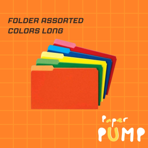Paper pump (1pc/10pcs) Colored Folder short and long