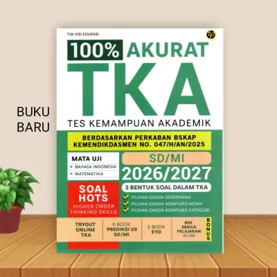 100% akurat tka tes kemampuan akademik sd/mi 2026/2027 tim visi edukasi