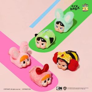 Optional [100% Authentic] Popmart CRYBABY Powerpuff Girls Series Crying Baby Vinyl Face Plush Pendant