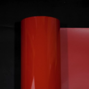 152Cm Sticker FANCHI ID-8217 PET Glossy Crystal Porche Lava Orange / Meter