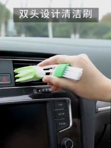 Car Aircond Brush Air Conditional Vent Outlet Cleaner Kit Aircond Outlet Brush Brushes Duster Cleaner Car Accessories