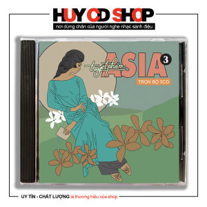 Đĩa CD Asia tuyệt phẩm 3 Nhạc vàng trữ tình Bolero Đĩa lòng Trắng Chất Lượng cao Âm Thanh chuẩn HUY CD SHOP