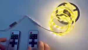 Mini RF Dimmer Controller Wireless Remote Control LED Strip Lights DC5V-DC24V Durable Wide Application Dimmer Switch