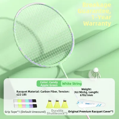 Kawasaki | Lightweight Carbon Fiber Beginners Badminton Racket