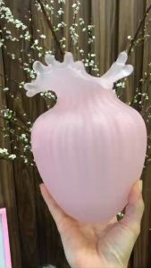 Bình Hoa Thủy Tinh Miệng Bèo Cao 21cm